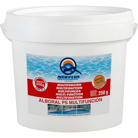 Alboral PS Multifunktionstabletten SB 10 kg – Kupferfreies Chlor für Schwimmbäder (Quimicamp)