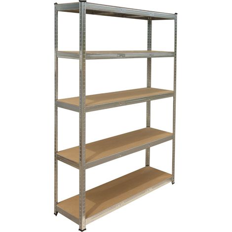 Estantería de acero resistente, 5 niveles, capacidad de 875 kg (1/5)