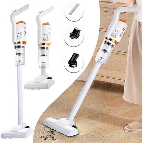 Eclairage Design – Aspirateur balai sans fil 3 en 1 – Aspiration puissante 8500 Pa – Pour sols durs et moquettes – Léger et ergonomique