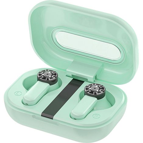 Auriculares inalámbricos Bluetooth V5.2 TWS Wekome VA06 Vanguard Series con estuche de carga (verde) (1/5)