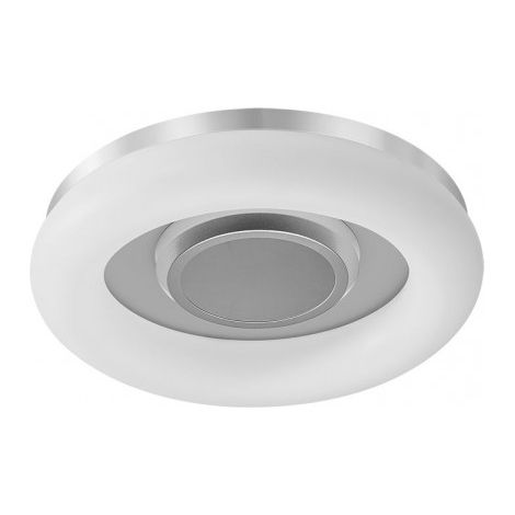 Plafon paris 48+16w 3000-4000-6500k blanc/plata 5440lm 12x55d c/remoro, memoria y reg.intensidad