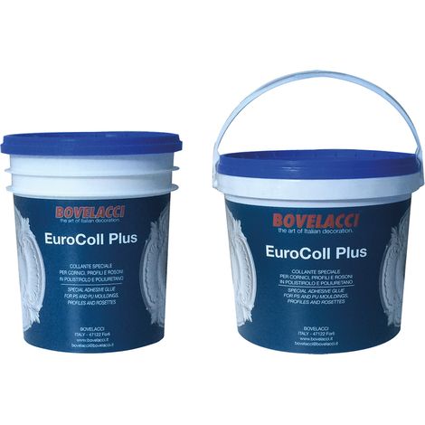 COLLANTE PER POLISTIROLO Eurocoll Plus - Kg. 7 fusto  - BOVELACCI