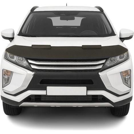OMAC Protège Capot pour Mitsubishi Eclipse Cross 2018-2026 Masque Vinyle Noir (1/5)