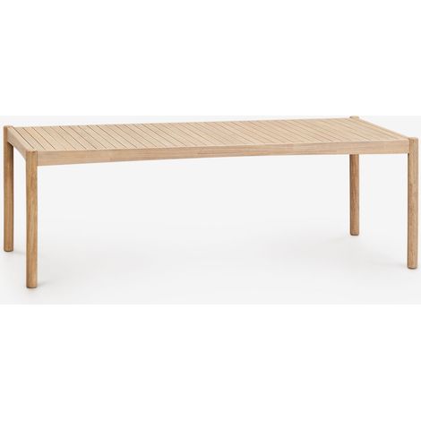 Rectangular acacia wood dining table Karvia SKLUM            