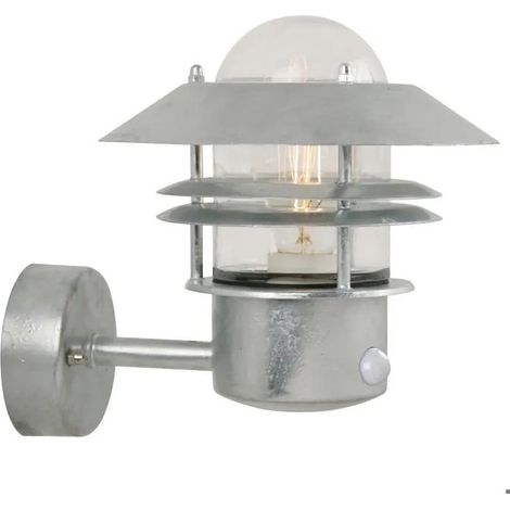 Nordlux Blokhus Aplique de pared acero galvanizado 23 cm