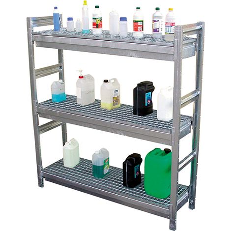 Scaffalatura di contenimento - 2 scale + 3 livelli - Modulo iniziale - 1800x1520x510mm - ETSTD1500-C
