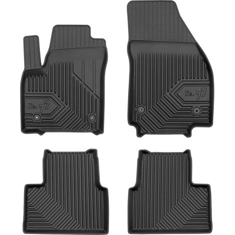 Tapis de Sol de Voiture pour Opel Meriva B 2010-2017 TPE Antidérapant Noir 4Pcs (1/5)