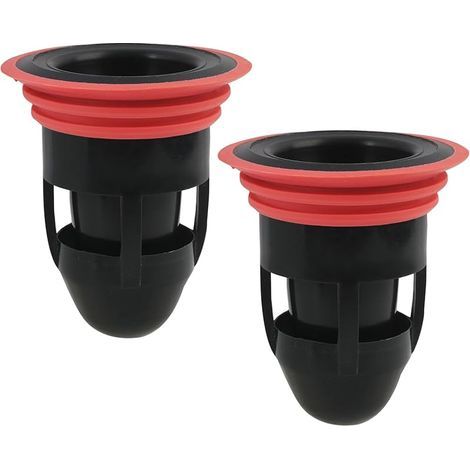 Lot de 2 Bouchons Anti-Odeur pour Égout de Douche - Drain de Plancher41-50mm - Matériau ABS de Haute Qualité - Installation Facile - Prévention des Refoulements et des Odeurs,bonde Anti Odeur Douche (1/5)