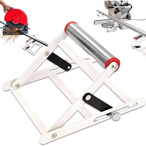 Support de scie réglable 55-135 mm avec engrenage antidérapant pour support de table de scie pour établi de scie, adapté à la coupe du bois