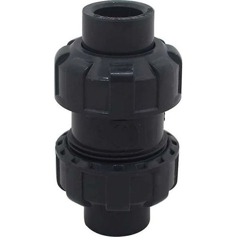 Valvola di ritegno a sfera 20 25 32 40 50 63mm, valvola di ritegno per piscina in PVC, valvola antiriflusso (diametro interno 50mm)