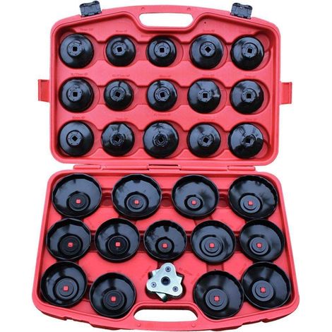 Varan Motors - VT01036 31 TEILIGES �LFILTERSCHL�SSEL SATZ SET �LFILTERKAPPEN WERKZEUG KOFFER �LFILTER
