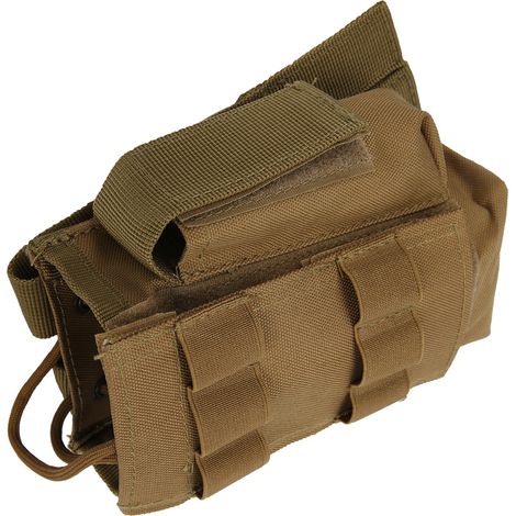 Étui imperméable pour talkie-walkie avec poches latérales et support intégré, robuste et compact (1/5)