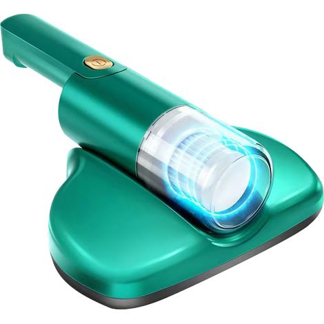Aspirateur à Main UV pour Matelas - Élimine Acariens et Poils d'Animaux, Machine de Nettoyage Verte (1/5)