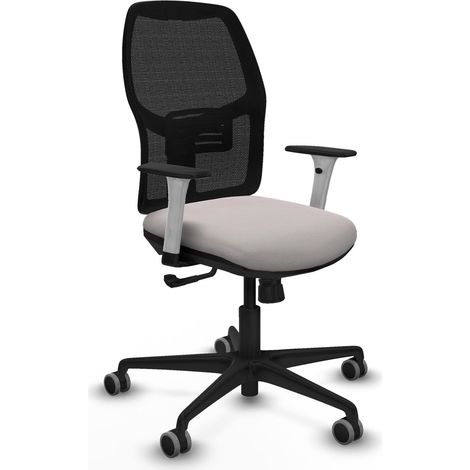 Chaise de bureau piqueras y crespo Alfera blanc mousse confortable (1/2)