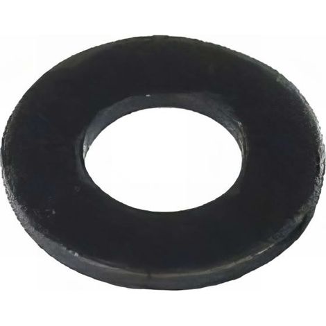 200 Rondelles plate MU Acier zingués Noir - D7 X 16 X 1.5 mm mm