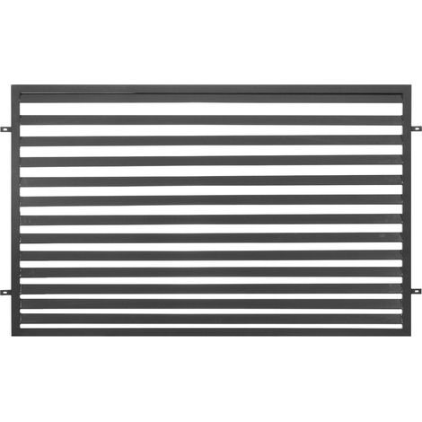 Polbram Zaunfeld Leni 120 200 x 120 cm, RAL-Farbe 7016 Zierzäune