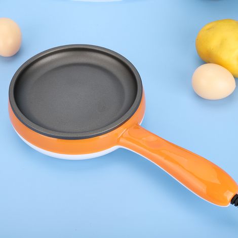 Mini poêle électrique multifonction antiadhésive avec cuiseur à œufs et vapeur pour le petit-déjeuner (prise UE 220 V) (1/5)