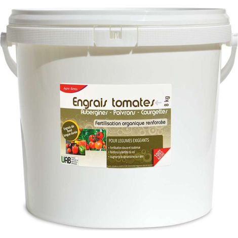 Engrais tomates et légumes du soleil - Agro Sens - Seau 8 kg