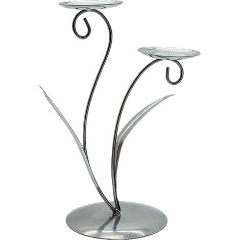 Décoration Intérieure Fer Forgé L25311-S Ensemble Éclectique Tulipe Hibou Vase (1/5)