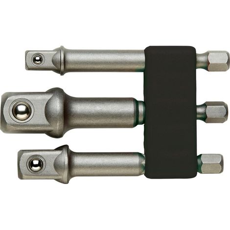 Verbindungsteil-Set mit 1/4" 6-kant-Schaft, 3-teilig Fortis (1/3)