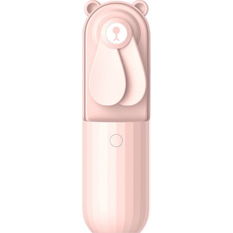 1 Mini ventilateur, double pale, batterie 2500 mAh, 2 vitesses, ABS TPE, extérieur maison (1/5)