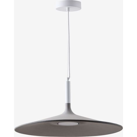 SKLUM Kaula LED-Deckenleuchte Ø50 cm Weiss - Helles Grau                                  