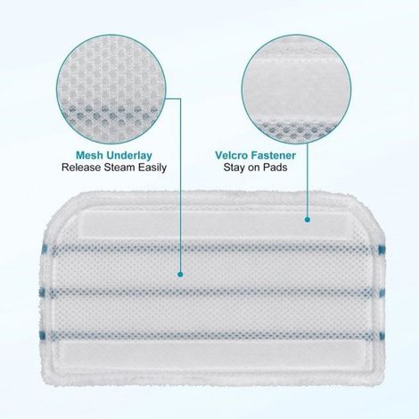 Tampons de nettoyage pour vadrouille à vapeur Black & Decker,lingettes nettoyantes pour sol,FSM1600,FSM1610,FSM1620,FSM1630-1PC (1/4)