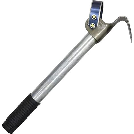 Piccolo coltello da diserbo, coltello da patio, lunghezza argento, manico in ferro alto (1/5)