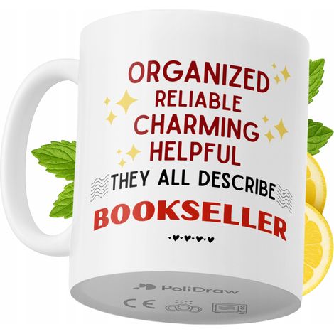 Taza para librero. Divertida taza de café o té con diseño de texto humorístico. Taza para cumpleaños, santos y días festivos. Taza premium para ocasiones especiales en casa, la oficina o el trabajo. C (1/5)