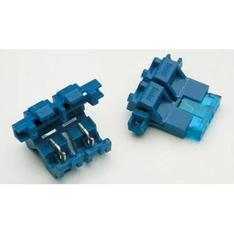 XB Components 03.135-0 – 100 x Porte-fusibles AEREO autodénudant – Blau