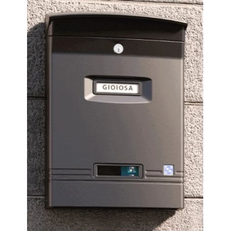 CASSETTA POSTALE SILMEC GIOIOSA NERO COD.10-400.9005