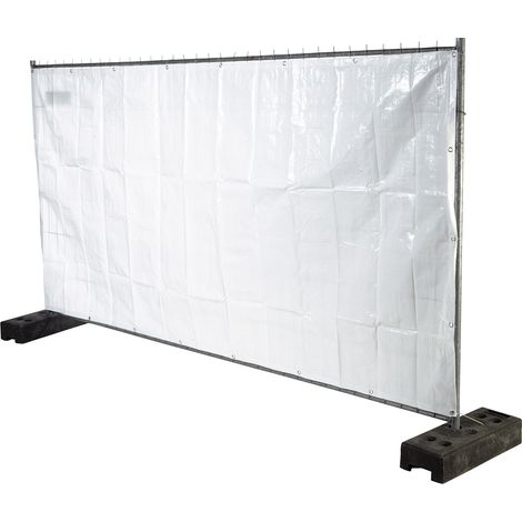 Zauntuch Weiß 1,76 x 3,41 Meter - Pro Stück