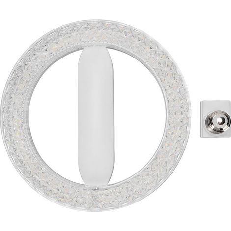 Ampoule LED ronde E27 24W 3 températures couleur cristal éco énergie pour plafonnier lustre (1/5)