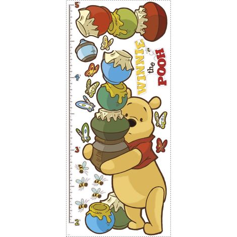 Sticker toise murale Winnie l&039ourson (1/3)