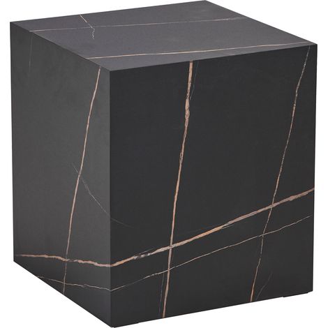 Mesa auxiliar de diseño excepcional y atemporal 45 x 40 x 40 cm negra 030010906 (1/2)