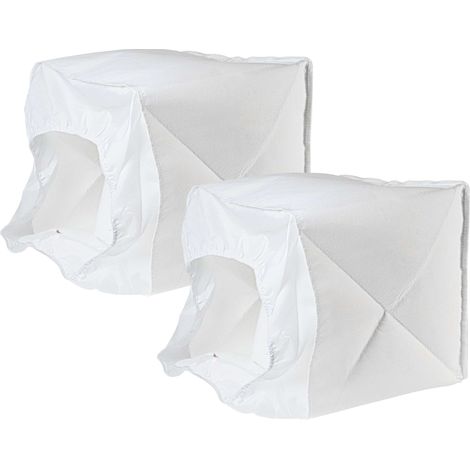 vhbw 2x Membrane Filter Replacement for Kärcher 6.906-103.0 for Vacuum Cleaner - Fabric Filter Set White