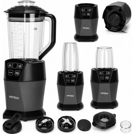 Batidora de vaso multifuncional de 1850 W Kraft&Dele (1/5)