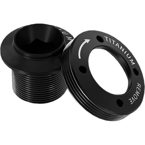 Couvercles de manivelle de vélo - Boulons de roue - Accessoires de vélo - Boulons de bras en alliage - Capuchons de manivelle de vélo (1/4)