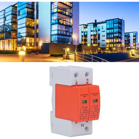 Parafoudre LT1-40 420 V CA, 2 pôles, 20-40 kA, interrupteur de protection contre les surtensions (1/5)