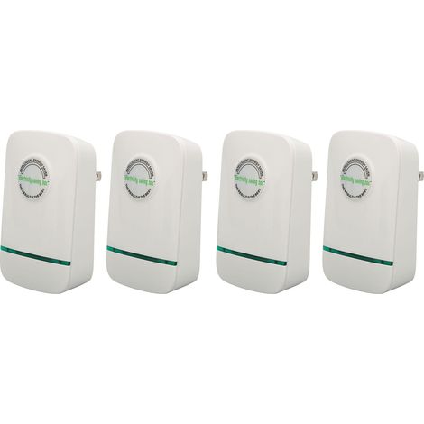 Lot de 4 boîtes d'économie d'énergie intelligentes 90-240V, prises US, ignifuges et à faible consommation pour la maison (1/5)