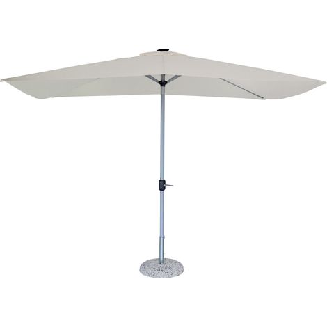 Ombrellone da Giardino 3x3 m Palo Ø48 mm in Metallo Morel Bianco