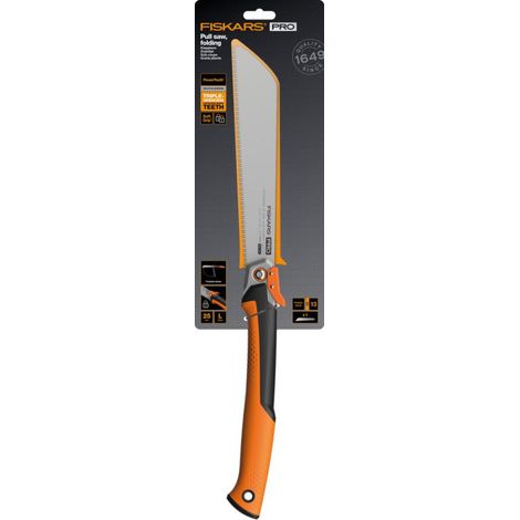 Fiskars PowerTooth sierra plegable negra hoja de 25 cm (1/3)