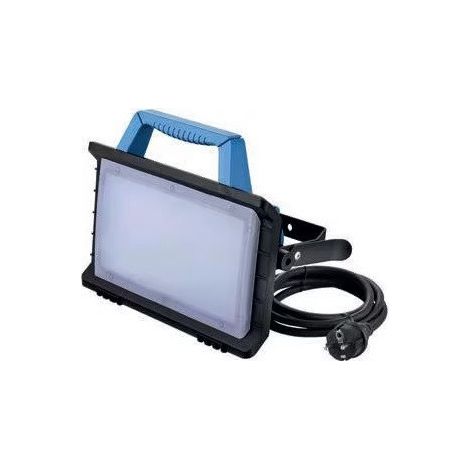 Projecteur LED rechargeable 20W noir et bleu 290x234x68mm 5000K 1600lm 230V 110° IK08 étanche IP65 CLOUD 2 (1/3)