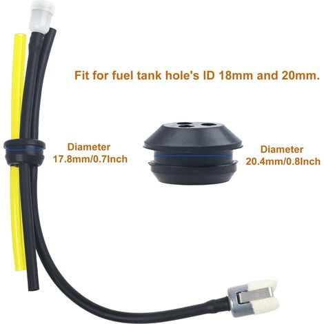 Lot de 2 kits de durite essence 900103, 90097, 90097Y – Pour GT-200EZR et GT-201EZR, remplacement complet, sécurité carburant renforcée (1/4)