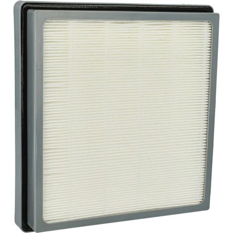 filtre compatible avec Nilfisk GD 1000, Family+, CDF 2050, CDF 2040, GD 1010, GD 1005 aspirateur - filtre d'évacuation HEPA blanc / gris (1/4)