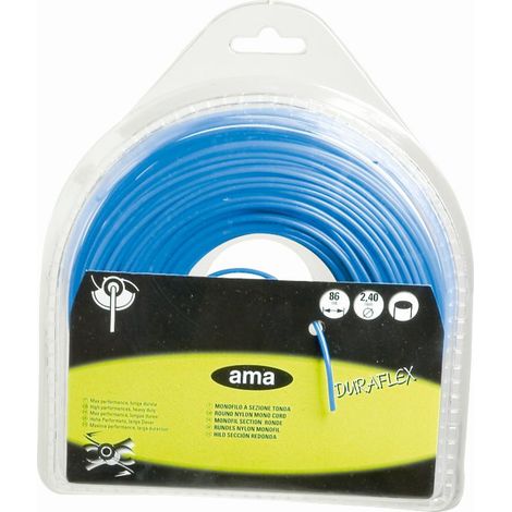 Filo per decespugliatore Duraflex da 86m sezione tonda Ø 2,4mm (1/2)