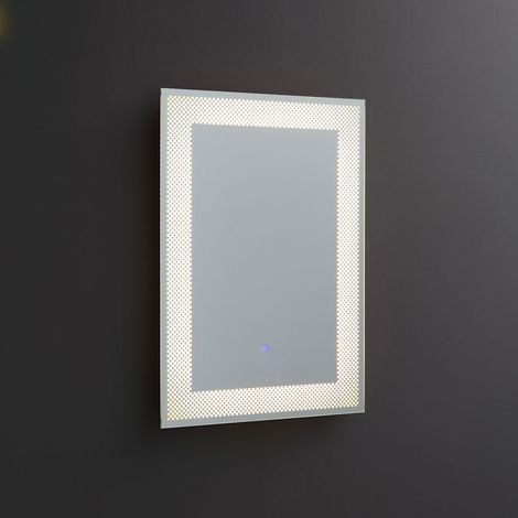 Espejo Rectangular 50X70 Decorado E Iluminado Con Leds (1/5)
