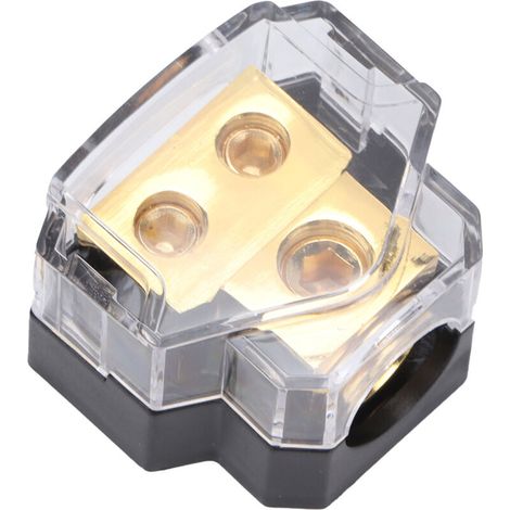 Bloc de sortie 2x4GA, Production sophistiquée Durée de vie plus longue Gain de temps Bloc de distribution d'énergie pour voiture pour automobile (1/5)
