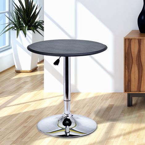 Table de Bar Contemporain Hauteur Réglable LUXURA Noir (1/5)