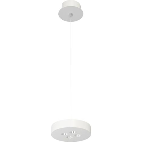Suspension LED 12W blanc mat, culot Cookie, IRC  90, variateur TRIAC, compatible avec les températures 2700K, 3200K et 4000K - Beneito & Faure